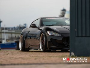 Maserati GranTurismo Custom Wheels - VWS-3 by Vossen - Satin Black/ Matte Silver Barrel